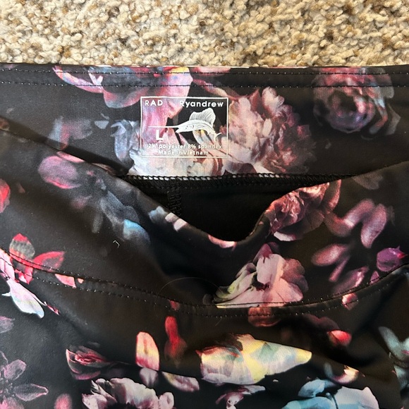 Rad Ryandrew Floral Spandex Skirt with Hidden Shorts - Picture 5 of 5